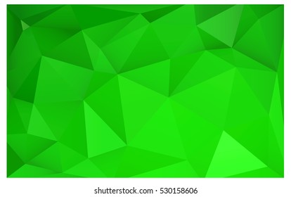 Light Green Pattern. Seamless triangular template. Geometric sample. Repeating routine with triangle shapes. Seamless texture for your design. Pattern can be used for background.