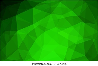 Light Green Pattern. Seamless triangular template. Geometric sample. Repeating routine with triangle shapes. Seamless texture for your design. Pattern can be used for background.