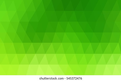 Light Green Pattern. Seamless triangular template. Geometric sample. Repeating routine with triangle shapes. Seamless texture for your design. Pattern can be used for background.