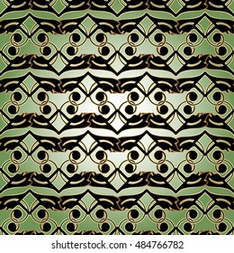 Light green Light pink modern elegant floral  vector seamless pattern background wallpaper illustration with vintage stylish decorative  abstract baroque damask flowers and  ornaments 