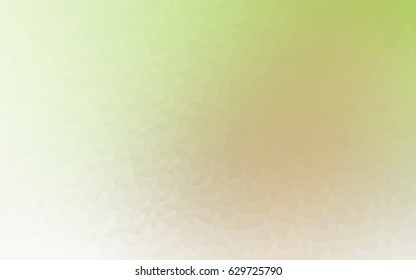 Light green, pink vector blurry hexagon background design. Geometric background in Origami style with gradient. 