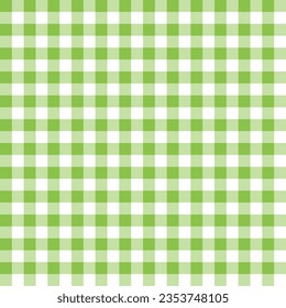 Hellgrüner, geputzter Hintergrund. Planetenhafter Hintergrund. plaid Hintergrund. Nahtloses Muster. im Hintergrund, Dekoration, Geschenkverpackung, Gingham-Tischdecke, Decke, Tartan, ModeStoffdruck.