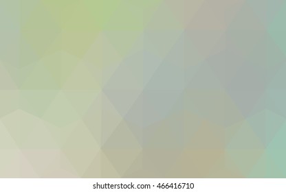 Light green polygon abstract background. A completely new color illustration in a vague style. Brand-new design for your business.