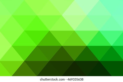 Light green polygon abstract background. Glitter abstract illustration with an elegant design. The template can be used as a background for cell phones.