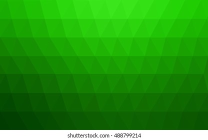 Light green polygon abstract background. Triangular geometric sample with gradient.  The polygonal design can be used for your web site.