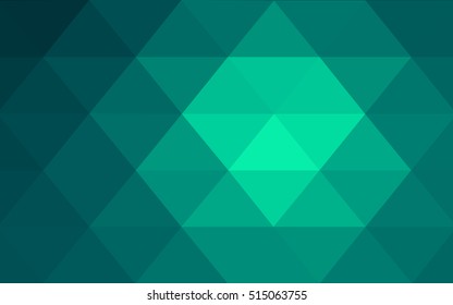 Light green polygon abstract background. A completely new color illustration in a vague style. Brand-new design for your business.