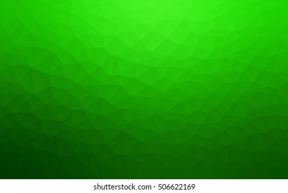 Light green polygon abstract pattern. Modern geometrical abstract illustration with gradient. The textured pattern can be used for background.