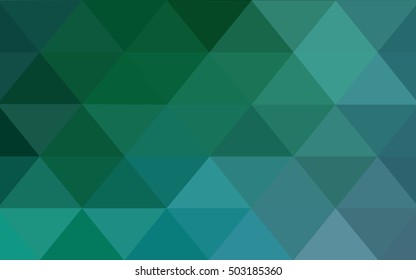 Light green polygon abstract template. Creative illustration in halftone style with gradient. The polygonal design can be used for your web site.