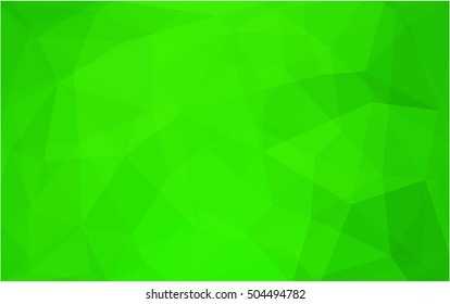 Light green polygon abstract template. A completely new color illustration in a vague style. A new texture for your design.