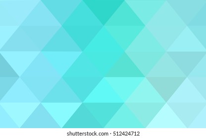 Light green polygon abstract template. Colorful illustration in abstract style with gradient. The best triangular design for your business.