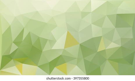 Light green polygonal background . Abstract mosaic .