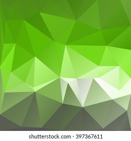 Light green polygonal background . Abstract mosaic .