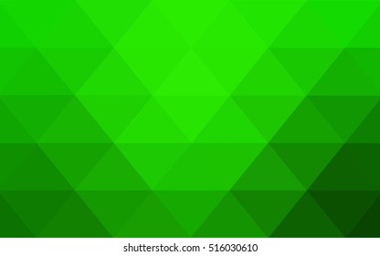 Light green polygonal background. Colorful abstract illustration with gradient. The elegant pattern can be used as part of a brand book.