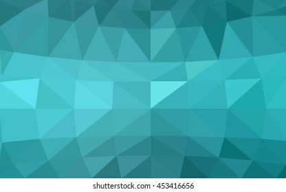 Light green polygonal illustration, which consist of triangles. Triangular design for your business. Geometric background in Origami style with gradient.