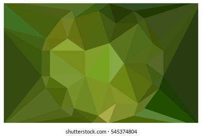 Light Green polygonal illustration, which consist of triangles. Triangular pattern for your business design. Geometric background in Origami style with gradient. 