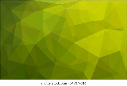 Light Green polygonal illustration, which consist of triangles. Triangular design for your business. Creative geometric background in Origami style with gradient