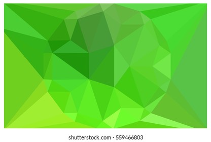 Light Green polygonal illustration, which consist of triangles with a gemstone in center. Triangular design of a huge diamond for your business. Creative geometric background of gems.