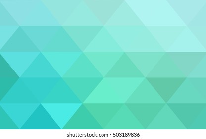 Light green polygonal template. Modern geometrical abstract illustration with gradient. A completely new design for your business.