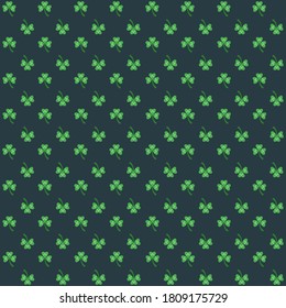 Light green radiant triplet leaf with dark green background repeat pattern