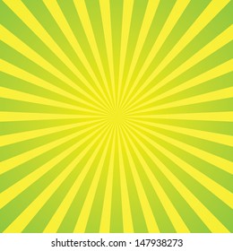 light green rays star burst television vintage background