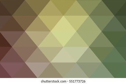 Light Green Red abstract textured polygonal background. Vector blurry triangle design. Pattern can be used for background.