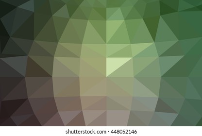 Light green, red polygonal illustration, which consist of triangles. Triangular design for your business. Geometric background in Origami style with gradient.