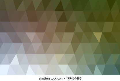 Light green, red polygonal illustration, which consist of triangles. Triangular design for your business. Geometric background in Origami style with gradient.