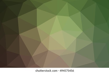 Light green, red polygonal illustration, which consist of triangles. Triangular design for your business. Geometric background in Origami style with gradient.