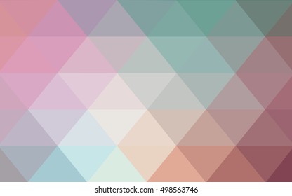 Light green, red polygonal illustration, which consist of triangles. Triangular design for your business. Geometric background in Origami style with gradient.