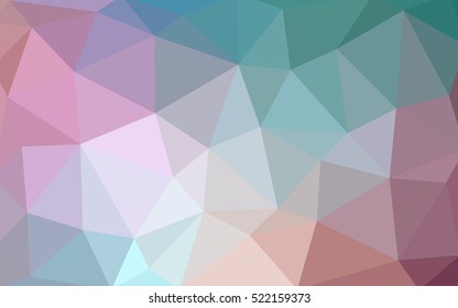 Light green, red polygonal illustration, which consist of triangles. Triangular design for your business. Geometric background in Origami style with gradient.