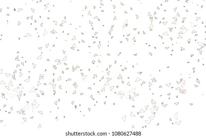 Light Green, Red vector abstract colorful background, which consist of triangles. Pattern with colored triangles on white background.