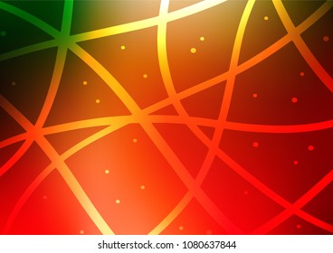 Light Green, Red vector abstract doodle texture. A completely new color illustration in doodle style. The elegant pattern can be used as a part of a brand book.