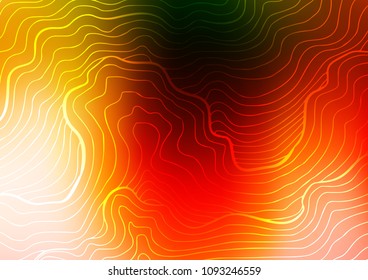 Light Green, Red vector abstract doodle template. Shining colored illustration with doodles in Zen tangle style. Hand painted design for web, wrapping, wallpaper.