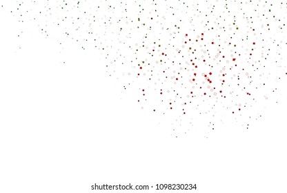 Light Green, Red vector abstract textured polygonal background. Blurry rectangular design. The pattern with repeating rectangles can be used for background.