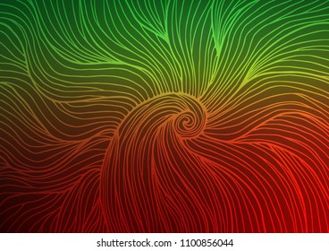Light Green, Red vector abstract doodle texture. Sketchy hand drawn doodles on blurred background. The best blurred design for your business.