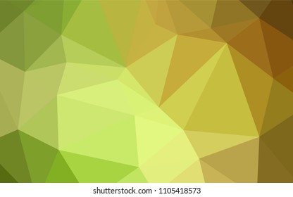 Light Green, Red vector abstract mosaic background. Geometric illustration in Origami style with gradient.  A completely new template for your business design.