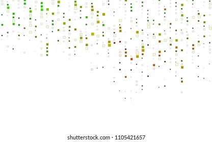 Light Green, Red vector abstract textured polygonal background. Blurry rectangular design. The pattern with repeating rectangles can be used for background.
