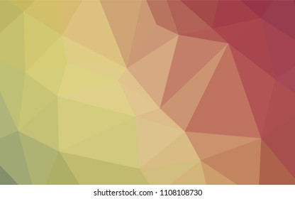 Light Green, Red vector abstract polygonal pattern. Creative geometric illustration in Origami style with gradient. That new template can be used for your brand book.