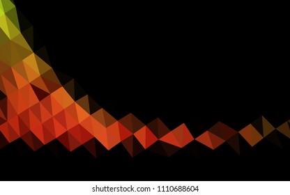 Light Green, Red vector abstract mosaic pattern. A vague abstract illustration with gradient. A completely new design for your business.