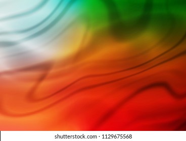 Light Green, Red vector abstract pattern. Creative illustration in halftone style with gradient. The completely new template can be used for your brand book.