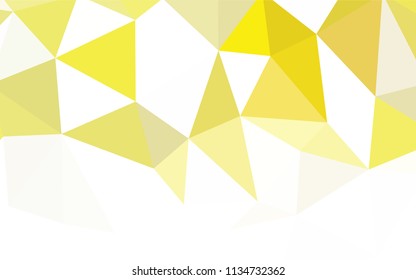 Light Green, Red vector abstract mosaic backdrop. Colorful illustration in abstract style with triangles. A completely new design for your leaflet.