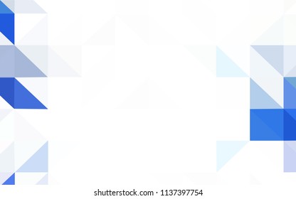 Light Green, Red vector abstract polygonal background. Shining polygonal illustration, which consist of triangles. Polygonal design for your web site.