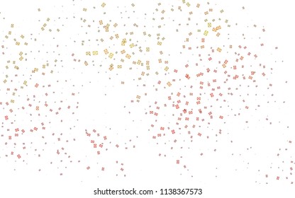 Light Green, Red vector abstract colorful background, which consist of triangles. Pattern with colored triangles on white background.