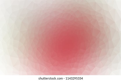 Light Green, Red vector abstract polygonal texture. Geometric illustration in Origami style with gradient.  The best triangular design for your business.