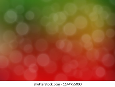 Light Green, Red vector abstract blurred template. Colorful illustration in abstract style with gradient. A completely new template for your design.