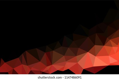 Light Green, Red vector abstract polygonal texture. Colorful illustration in abstract style with gradient. Brand new style for your business design.