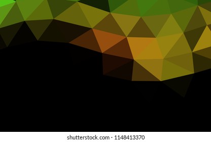 Light Green, Red vector abstract polygonal abstract polygonal. Shining colored illustration in a Brand new style. The polygonal design can be used for your web site.