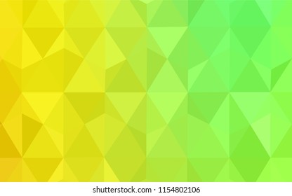 Light Green, Red vector abstract polygonal background. Creative illustration in halftone style with triangles. Brand new design for your business.