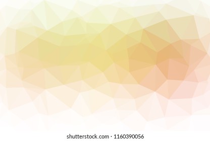 Light Green, Red vector abstract polygonal cover. Colorful abstract illustration with gradient. The best triangular design for your business.