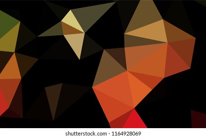 Light Green, Red vector abstract mosaic background. Creative illustration in halftone style with gradient. The elegant pattern can be used as part of a brand book.